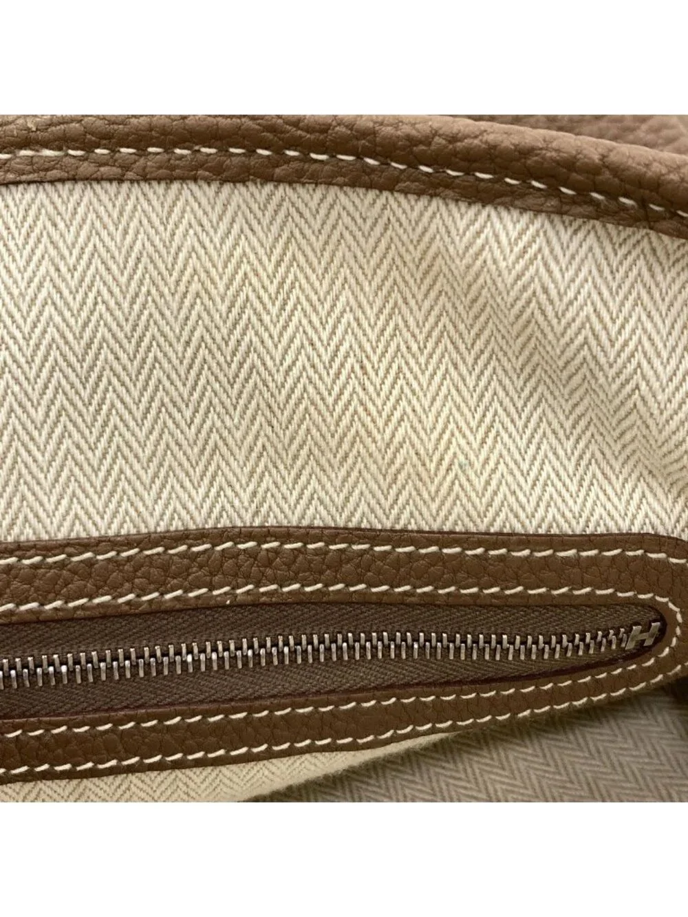 Hermes Garden Party PM Etop Silver Tote Negotiating
